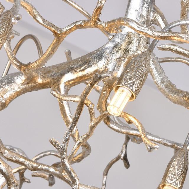 Doris Branch Crystal Chandelier Light - GoldLength 100 cm x Width 62 cm x Height 50 cmJoyfuzzy