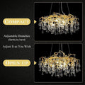 Doris Crystal Round Branch Chandelier 23.5