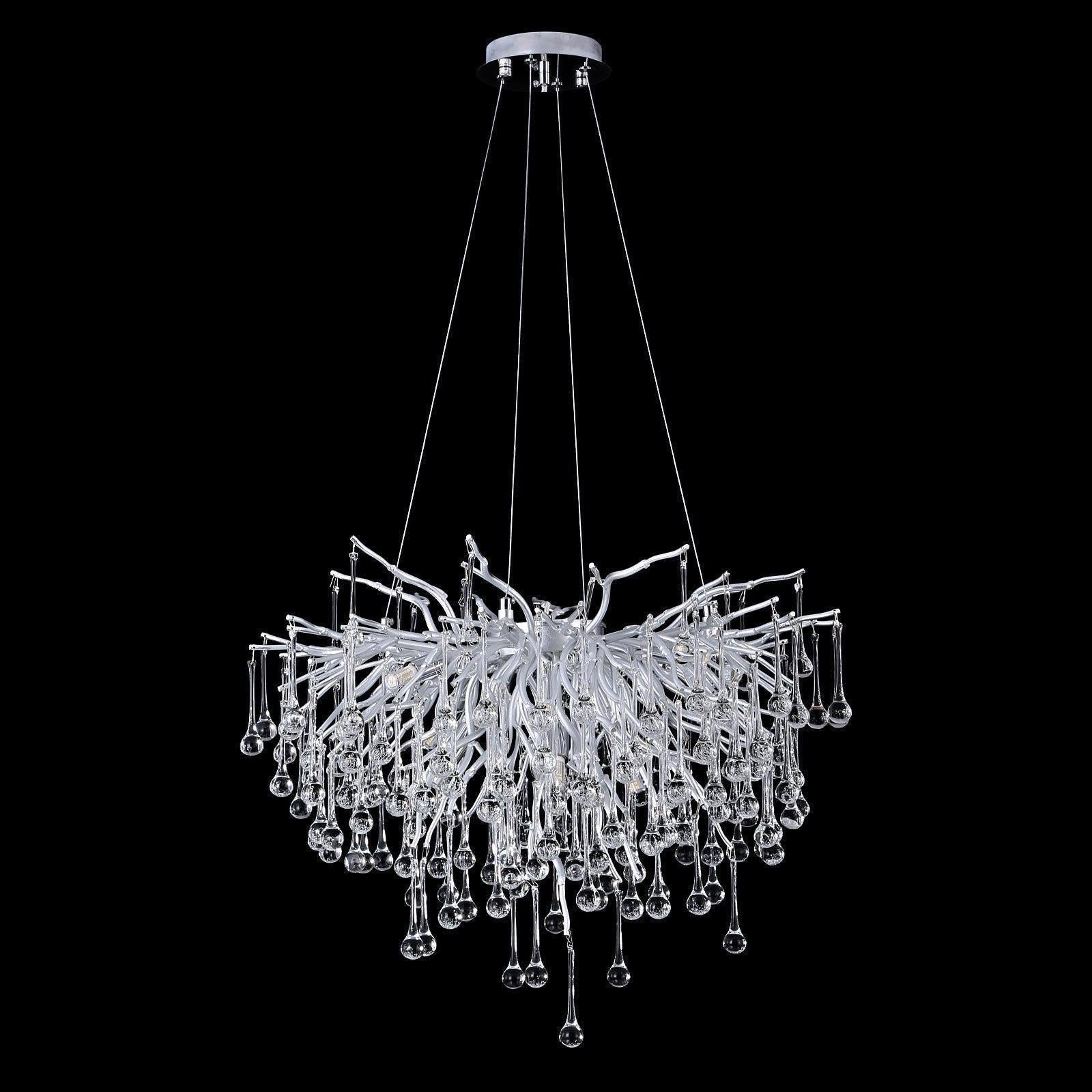 Doris Rain Branch Chandelier Dia 23.5" Silver - Joyfuzzy
