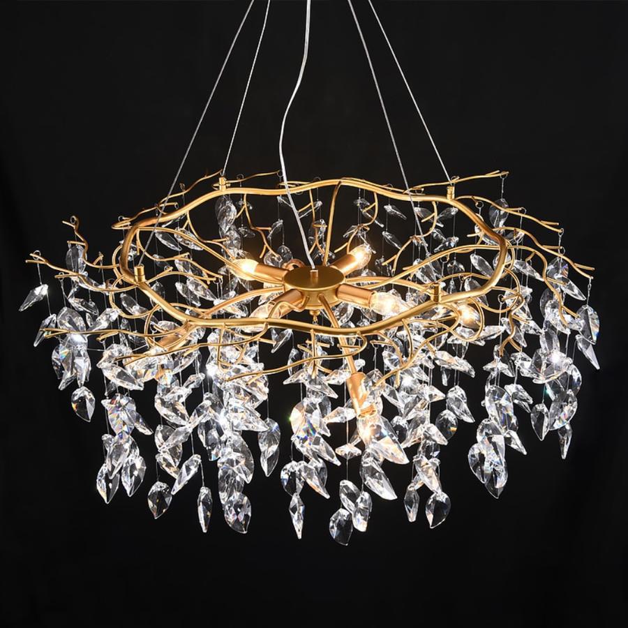 Doris Round Modern Branch Chandeliers - Diameter 67 cm x Height 40 cmWarm LightJoyfuzzy