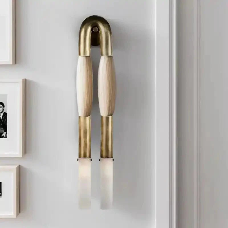 Double Head Antonia Horsehair Sconce - Joyfuzzy