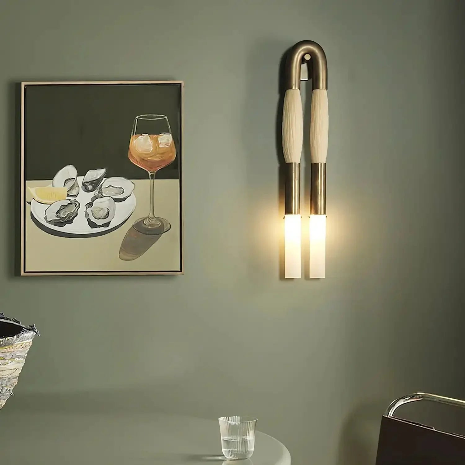 Double Head Antonia Horsehair Sconce - Joyfuzzy
