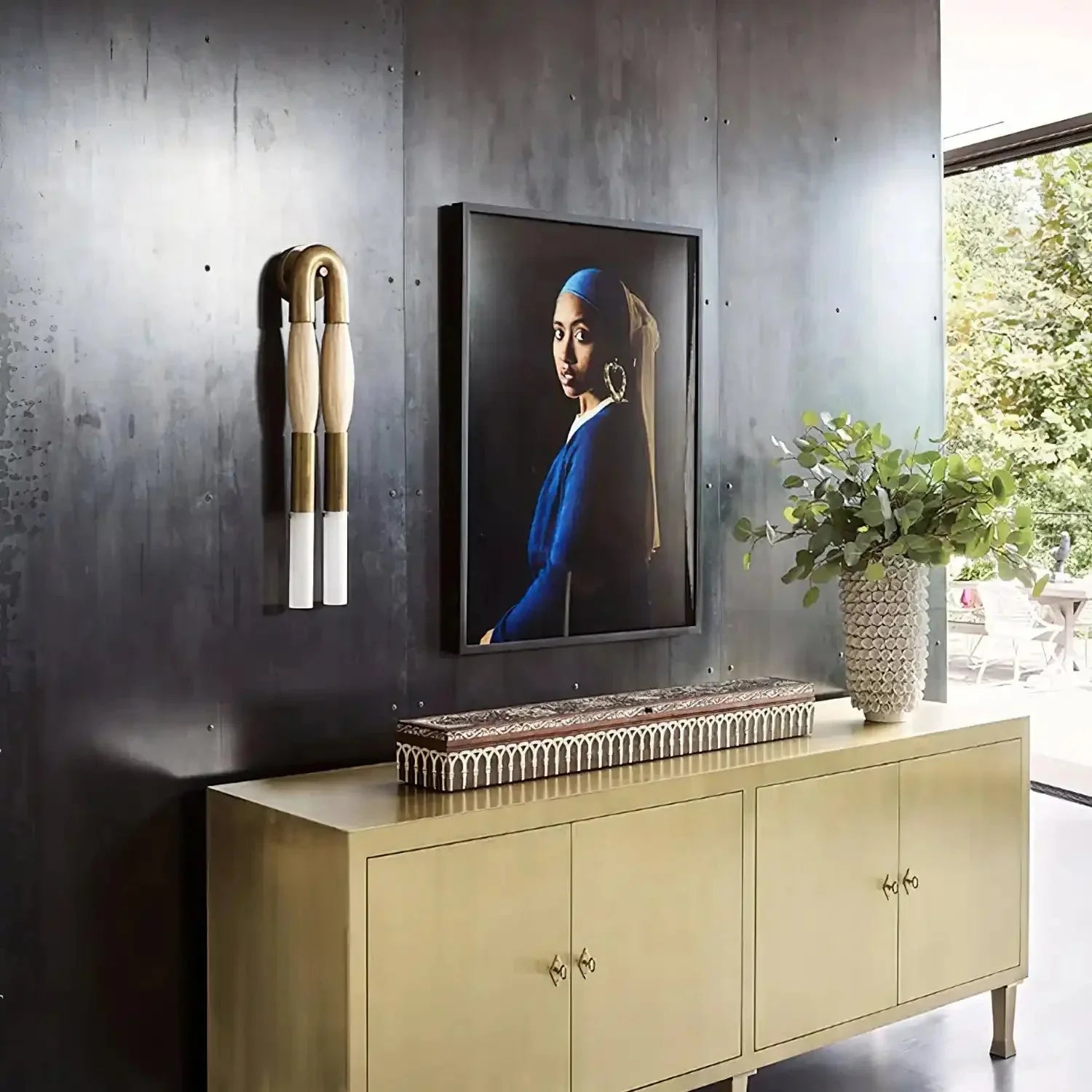 Double Head Antonia Horsehair Sconce - Joyfuzzy