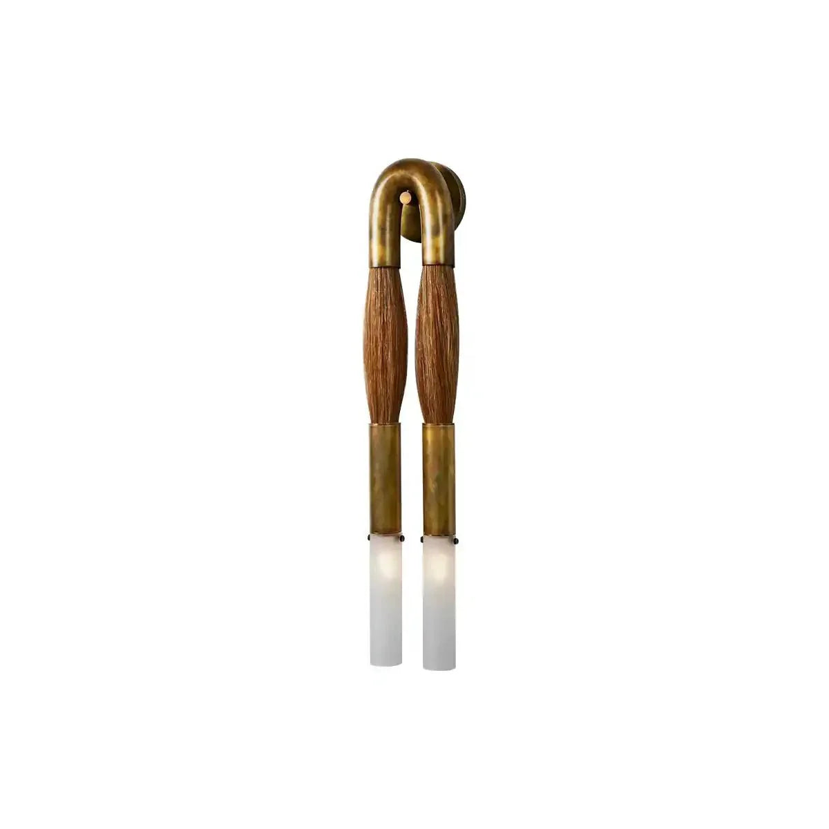 Double Head Antonia Horsehair Sconce - Joyfuzzy