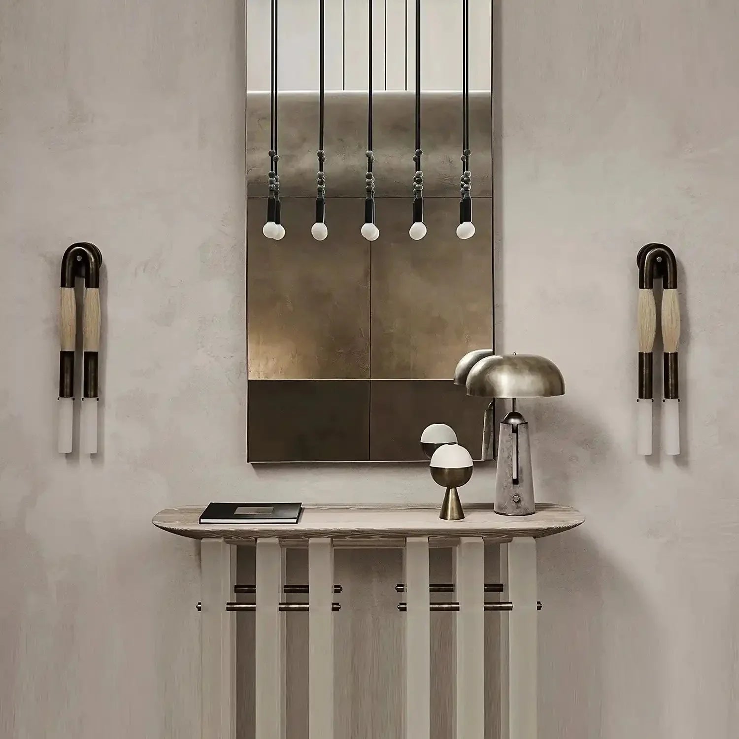 Double Head Antonia Horsehair Sconce - Joyfuzzy