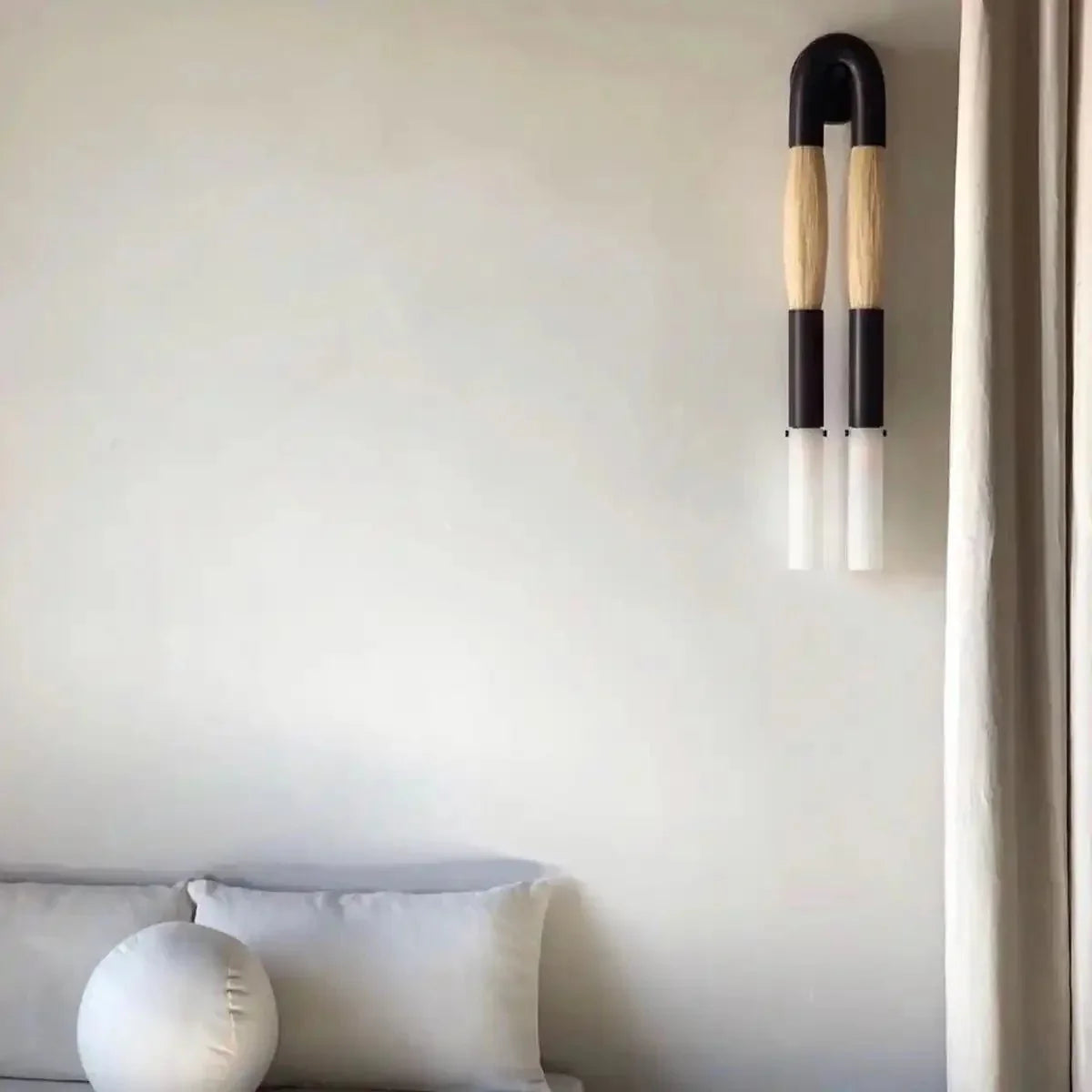 Double Head Antonia Horsehair Sconce - Joyfuzzy
