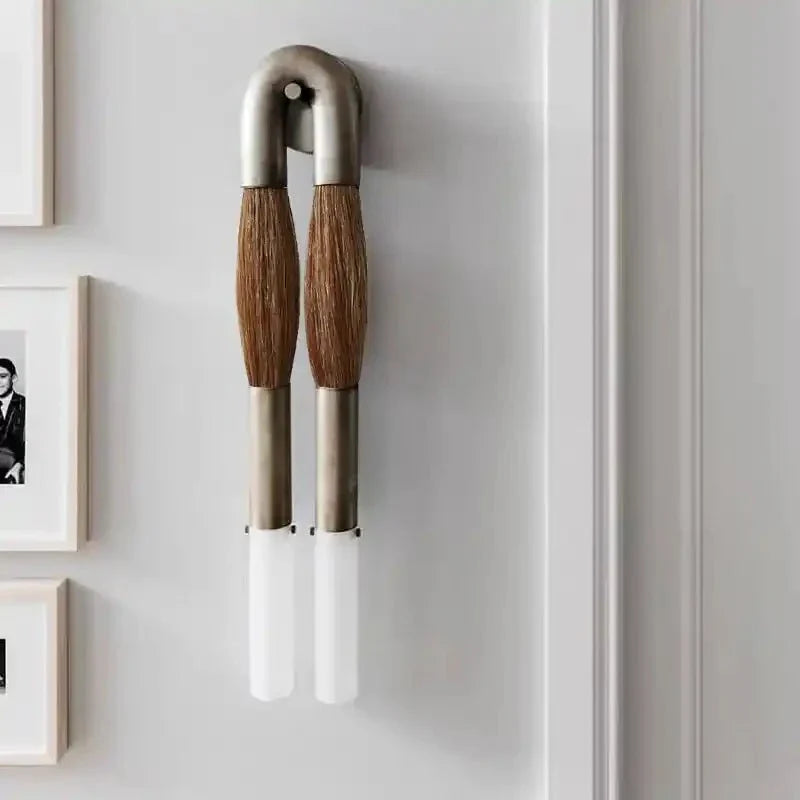 Double Head Antonia Horsehair Sconce - Joyfuzzy
