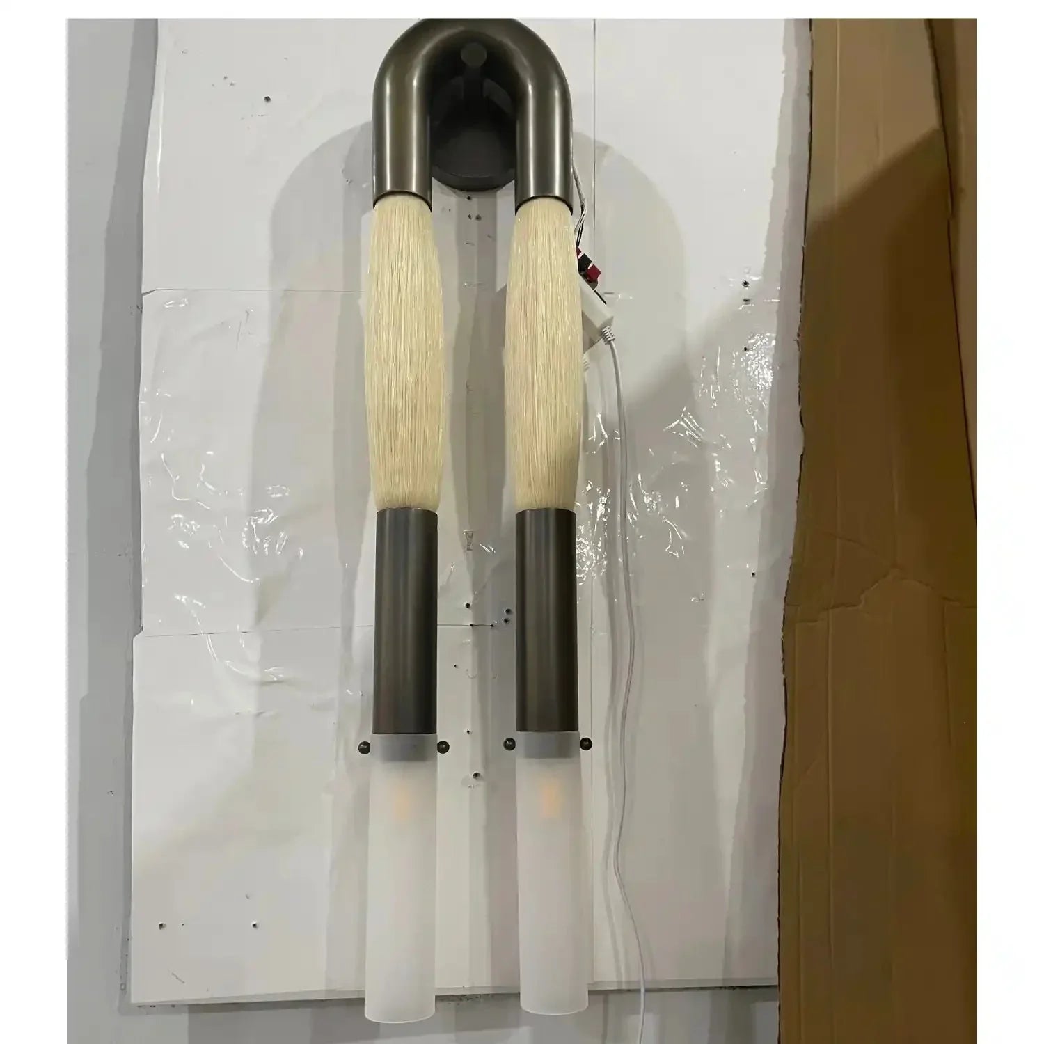 Double Head Antonia Horsehair Sconce - Joyfuzzy