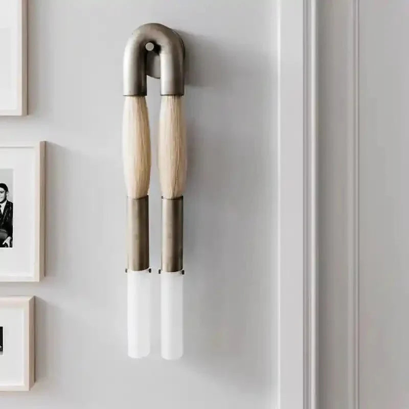 Double Head Antonia Horsehair Sconce - Joyfuzzy