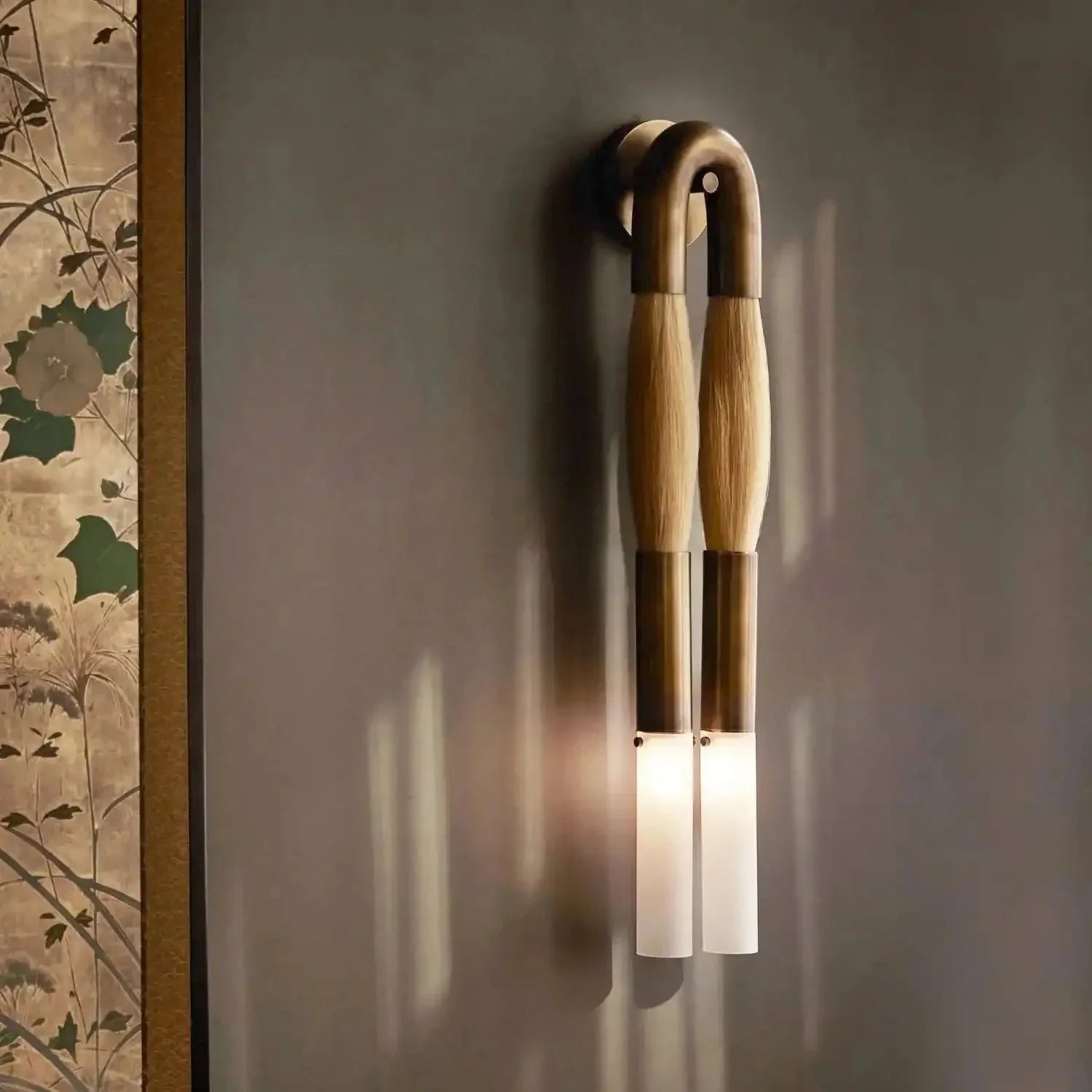 Double Head Antonia Horsehair Sconce - Joyfuzzy
