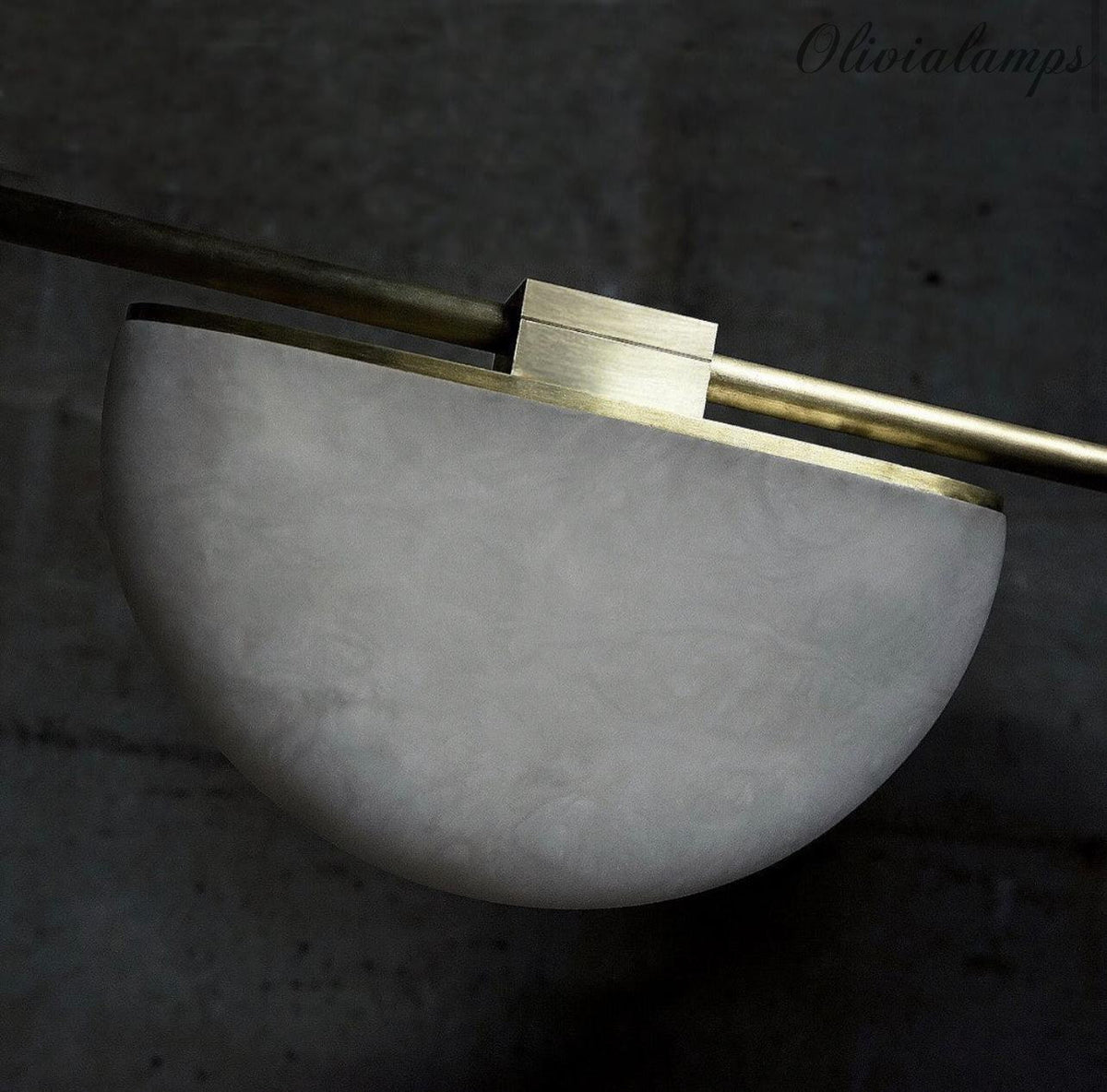 Elliot Alabaster Chandelier, Artistic Modern Chandelier for Bar Area - Joyfuzzy