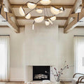 Elliot Alabaster Chandelier, Artistic Modern Chandelier for Bar Area - Joyfuzzy