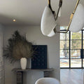 Elliot Alabaster Chandelier, Artistic Modern Chandelier for Bar Area - Joyfuzzy