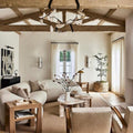 Elliot Alabaster Chandelier, Artistic Modern Chandelier for Bar Area - Joyfuzzy