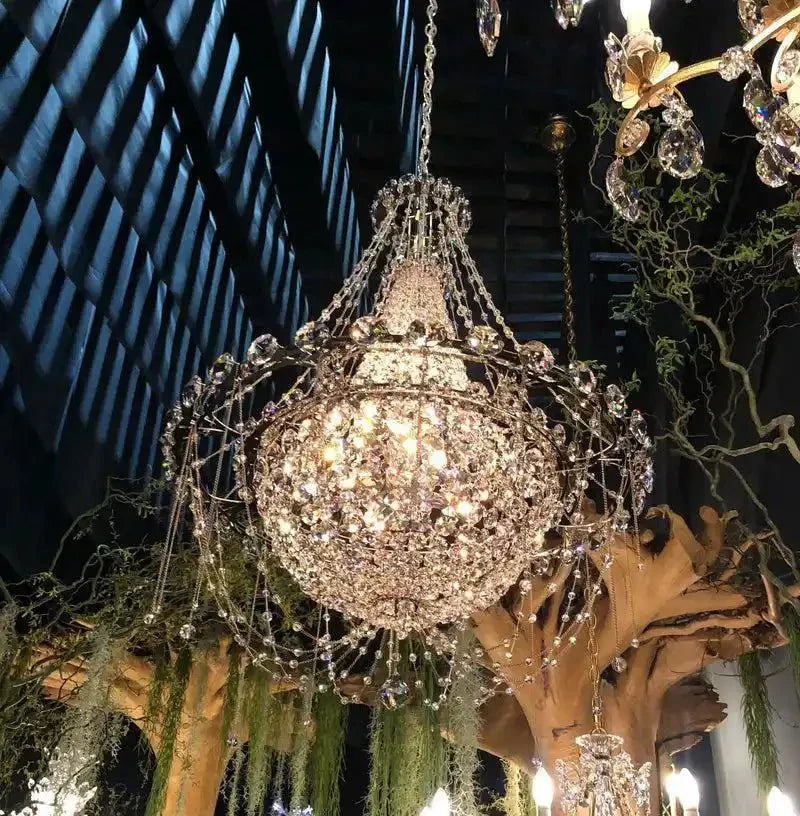 Empire Crystal Chandelier 22“/40“/52” - Joyfuzzy