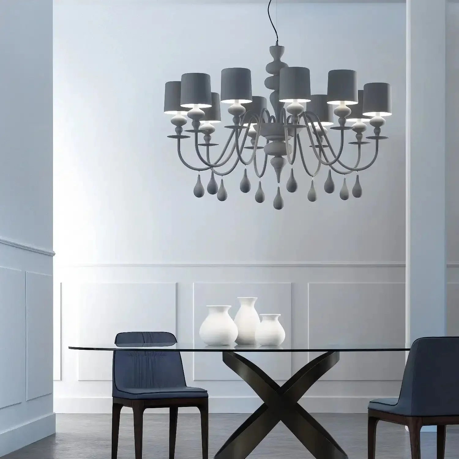 Eva Modern Chandelier 4 Sizes - Joyfuzzy