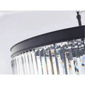 Extra Large 7 - Tier Luxury Crystal Chandelier in Black/Coffee/Gold/Chrome Finish Color - Joyfuzzy