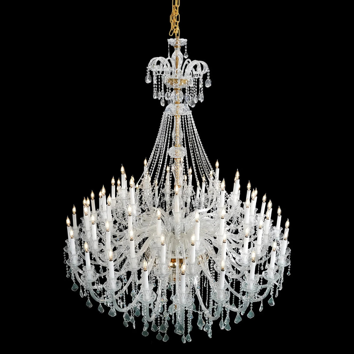 Extra Large Classic Traditional Crystal Chandelier 60/72/90 Lights for Showroom, Foyer , Wedding Hall - Joyfuzzy