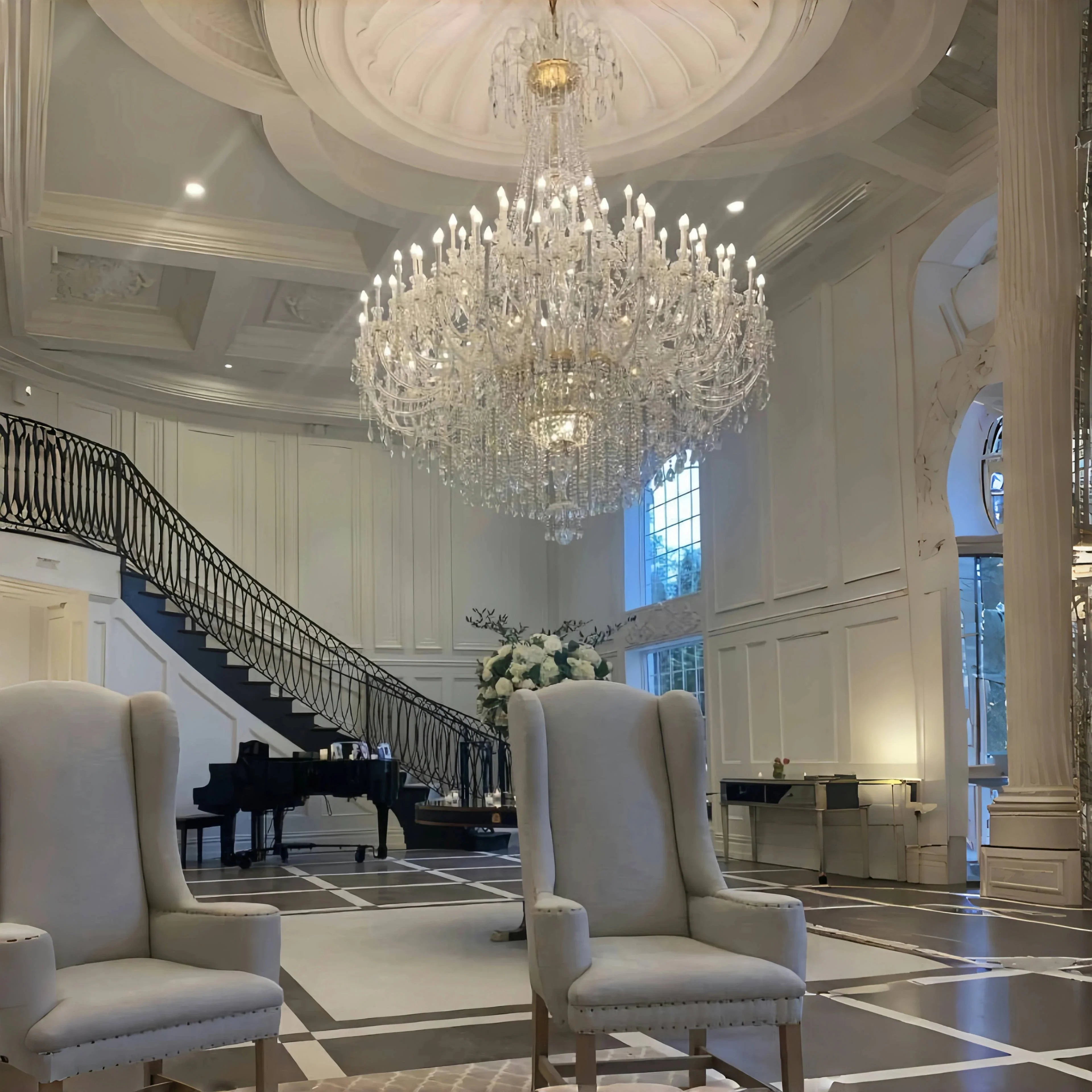 Extra Large Classic Traditional Crystal Chandelier 60/72/90 Lights for Showroom, Foyer , Wedding Hall - Joyfuzzy