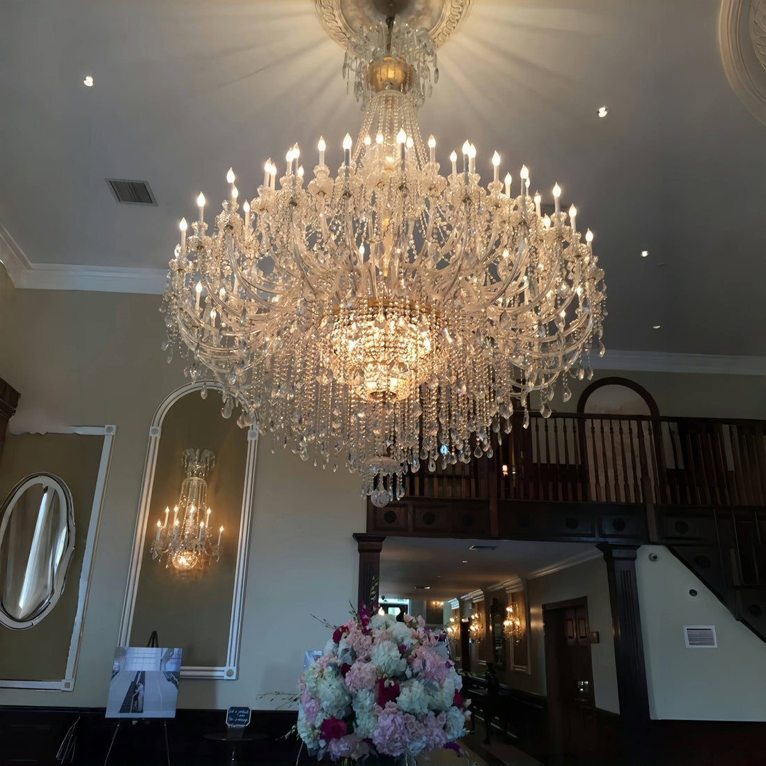 Extra Large Classic Traditional Crystal Chandelier 60/72/90 Lights for Showroom, Foyer , Wedding Hall - Joyfuzzy