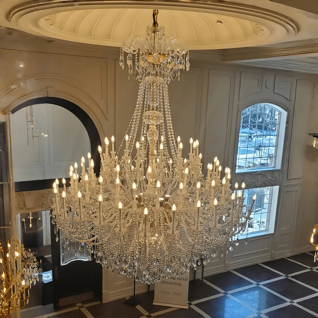 Extra Large Classic Traditional Crystal Chandelier 60/72/90 Lights for Showroom, Foyer , Wedding Hall - Joyfuzzy