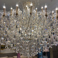 Extra Large Elegant Crystal Chandelier in Branch Style with Candle Layers for Stairs Living Room and Foyer - Customized Size D48