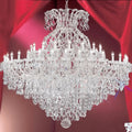 Extra Large Multi - layers Luxury Candle Branch Crystal Chandelier - Joyfuzzy
