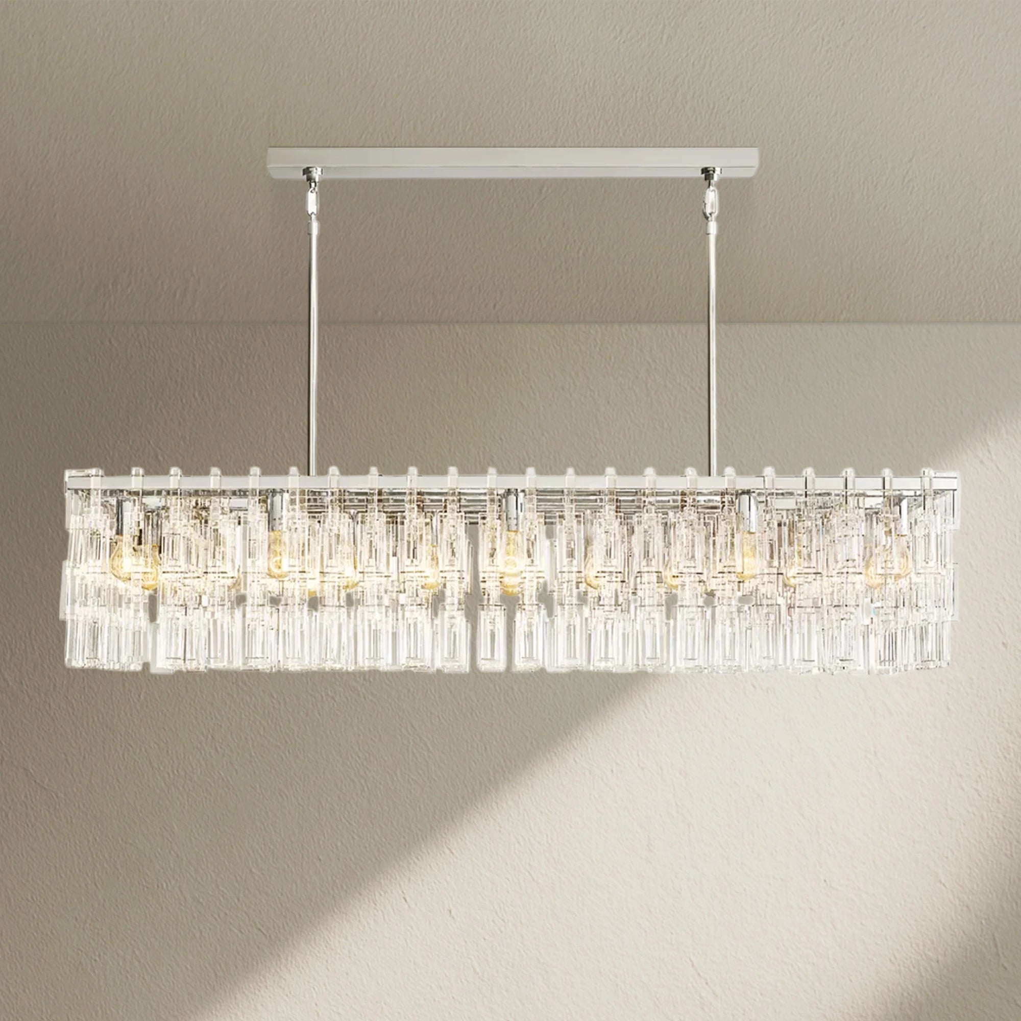Marifz Modern Rectangular Chandelier 60"