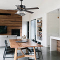Farmhouse Crystal Ceiling Fan Light - Joyfuzzy