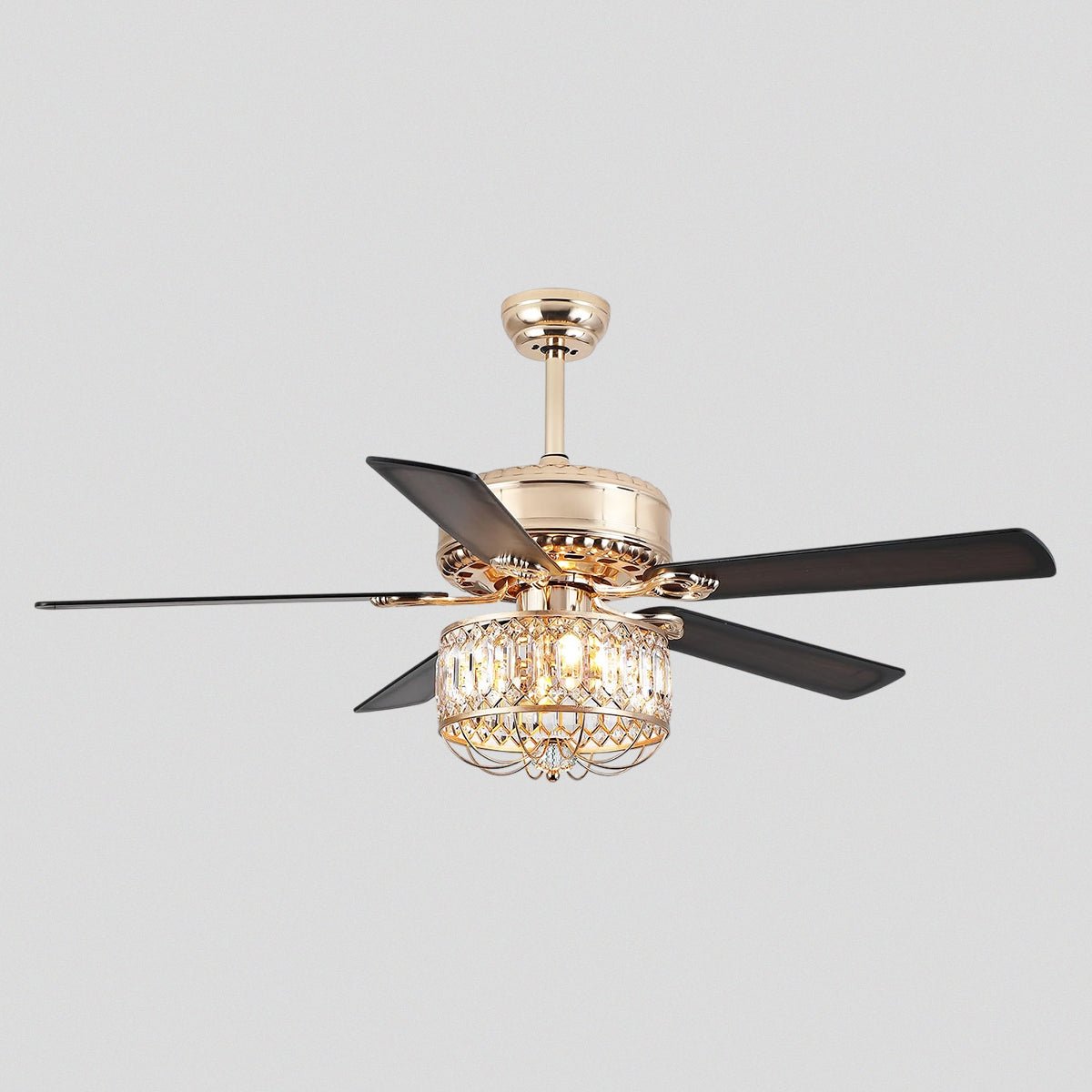 Farmhouse Crystal Ceiling Fan Light - Joyfuzzy