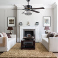 Farmhouse Crystal Ceiling Fan Light - Joyfuzzy