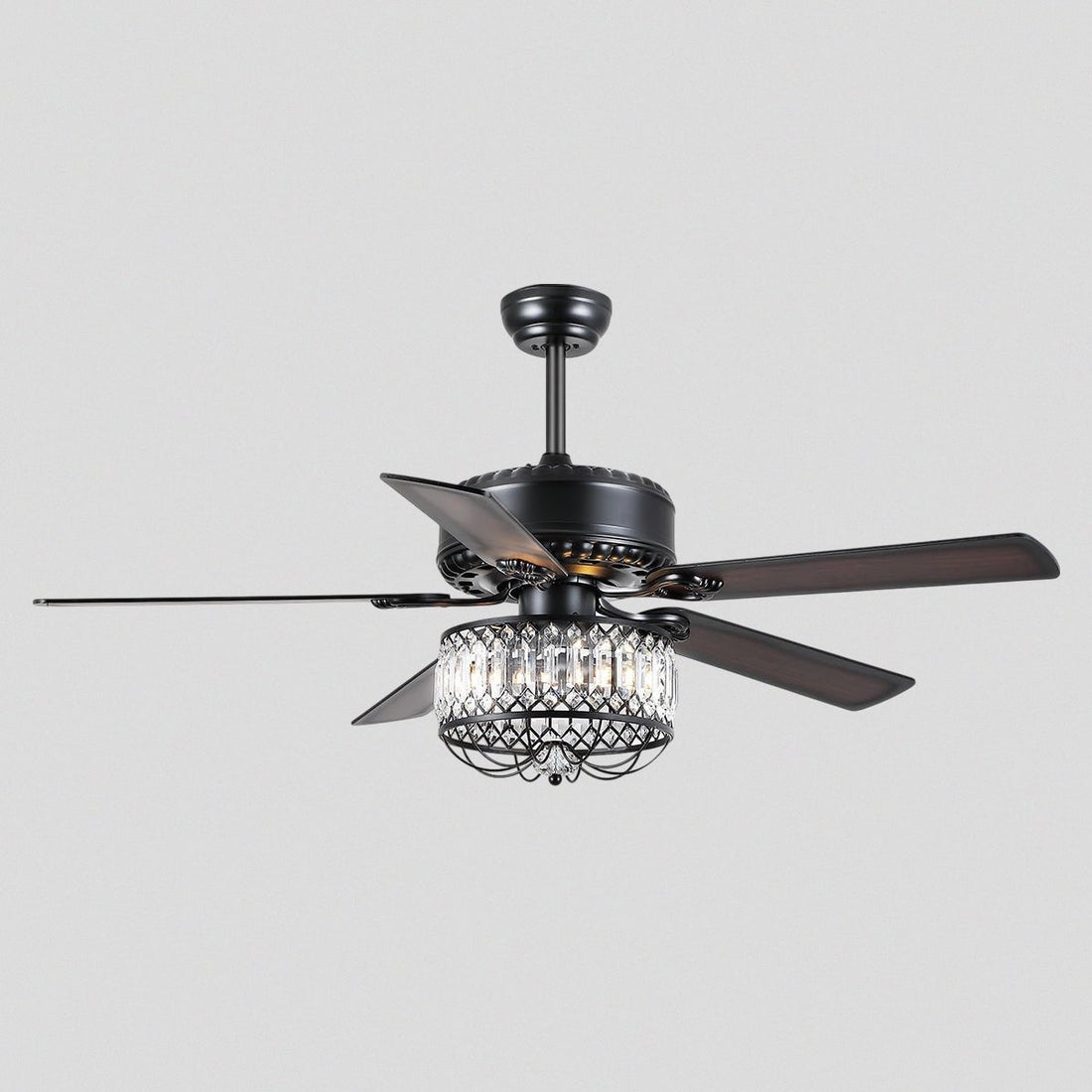 Farmhouse Crystal Ceiling Fan Light - Joyfuzzy