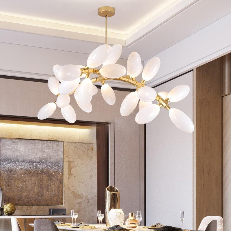 Fashion Grape Linear Chandelier 57" L - Style AJoyfuzzy