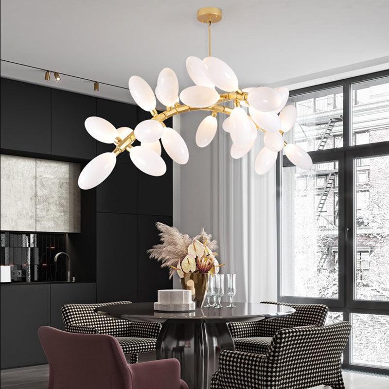Fashion Grape Linear Chandelier 57" L - Style AJoyfuzzy