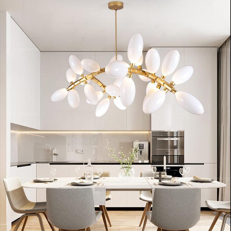 Fashion Grape Linear Chandelier 57" L - Style AJoyfuzzy