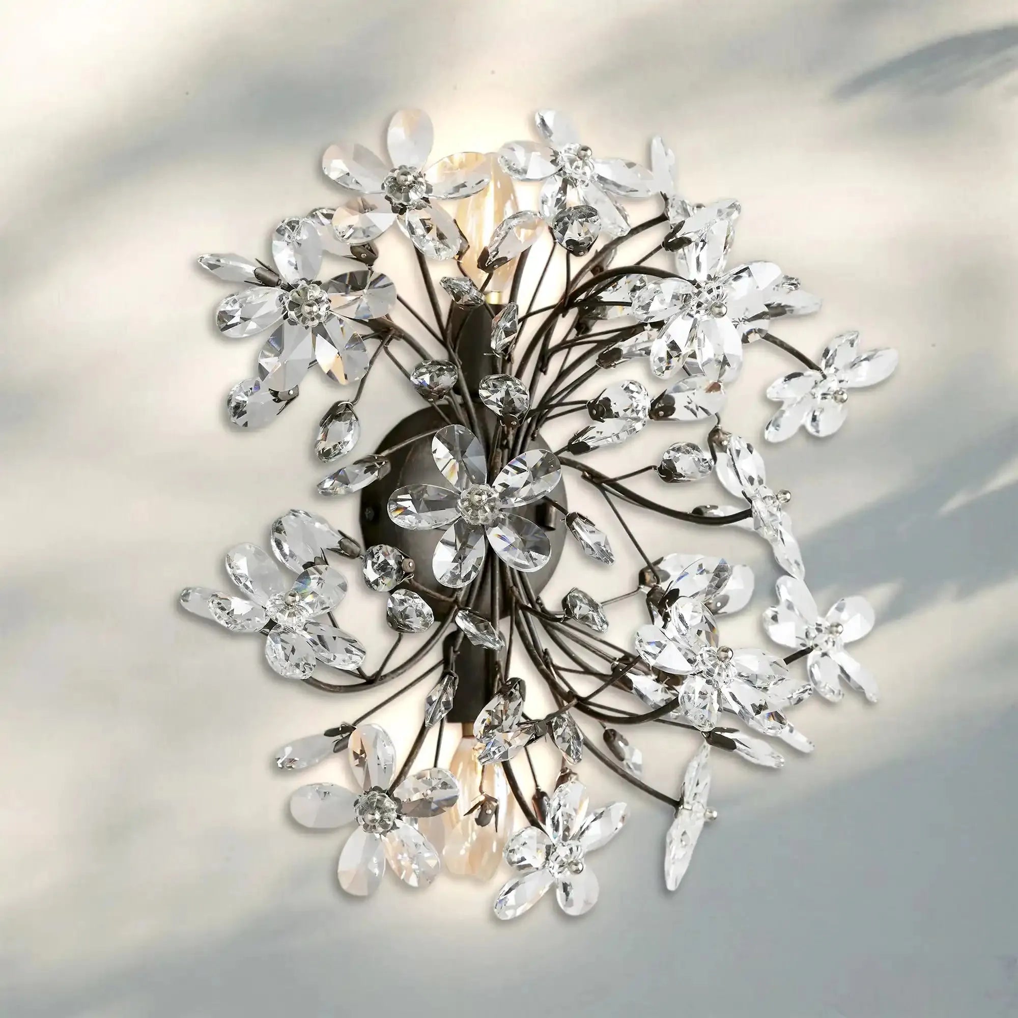 Fiore 2-Light Wall Sconce-Bronze-Joyfuzzy