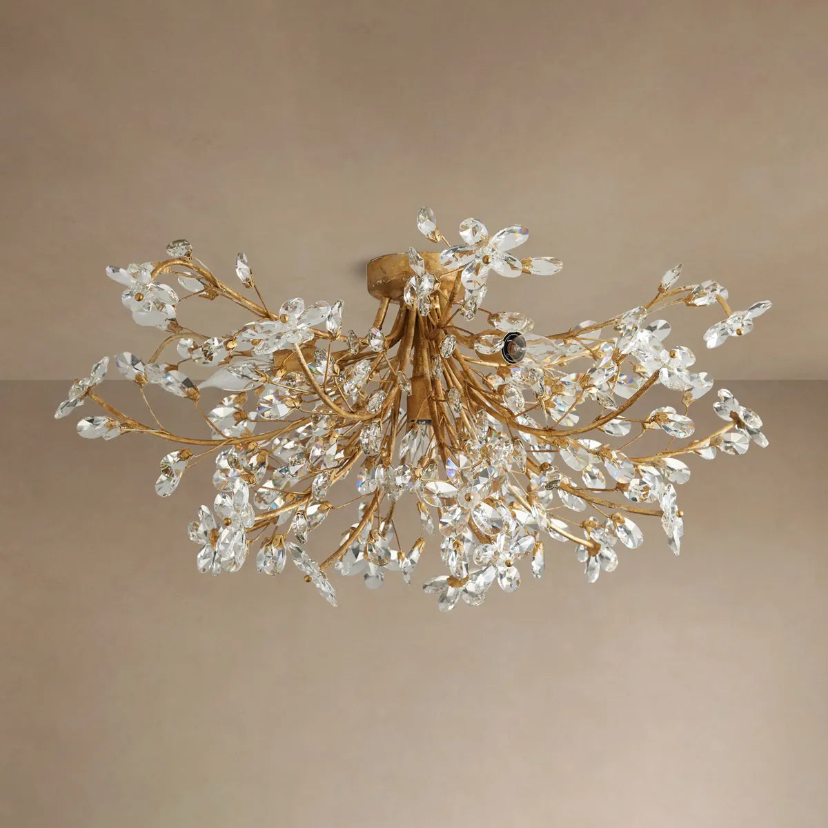 Fiore Flush Mount Gold