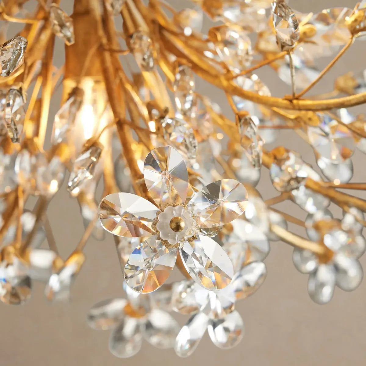 Fiore Flush Mount Gold