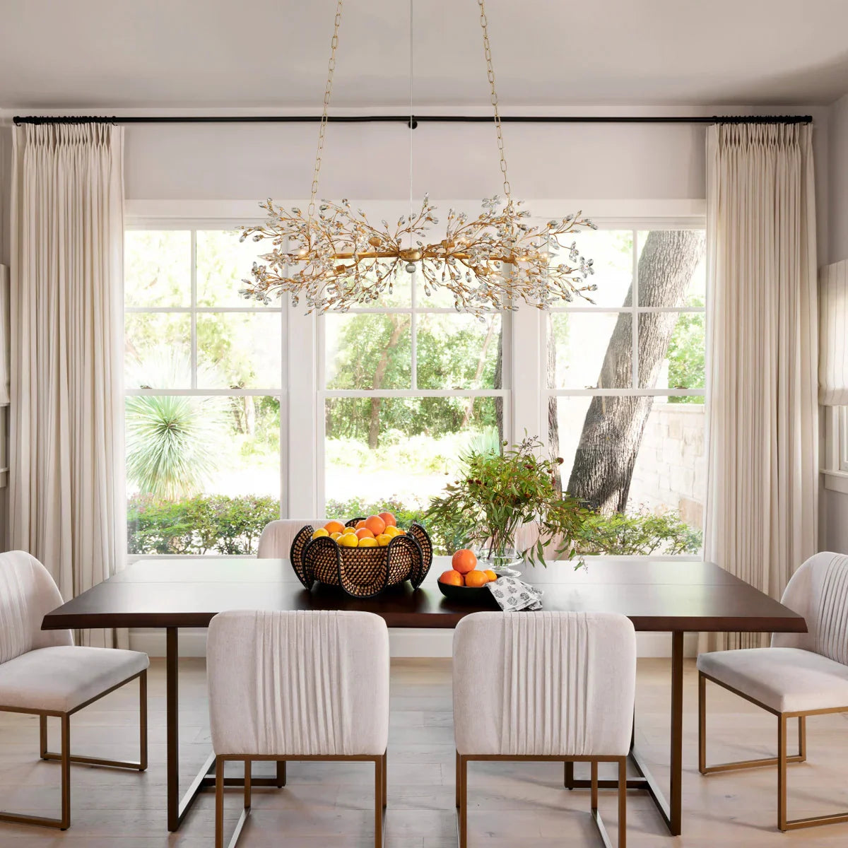 Fiore Linear Chandelier 43" 51" 68"W
