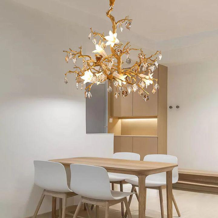 Fiori Branch Chandelier - Size: L 19.7″(50cm) x H 19.7″(50cm)Joyfuzzy