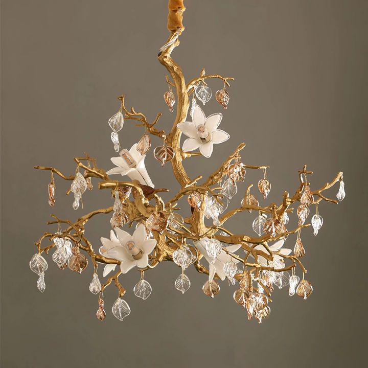 Fiori Branch Chandelier - Size: L 19.7″(50cm) x H 19.7″(50cm)Joyfuzzy