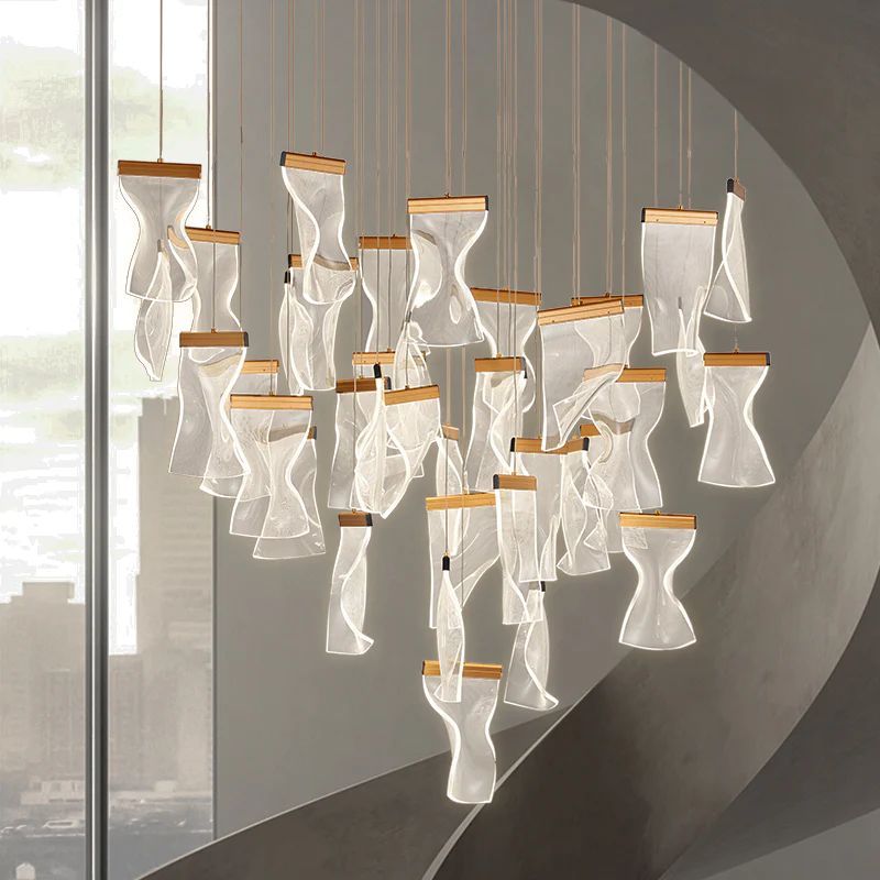 Flame Branch Chandelier - 6 lightsJoyfuzzy