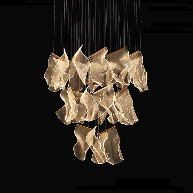 Flame Branch Chandelier - 6 lightsJoyfuzzy
