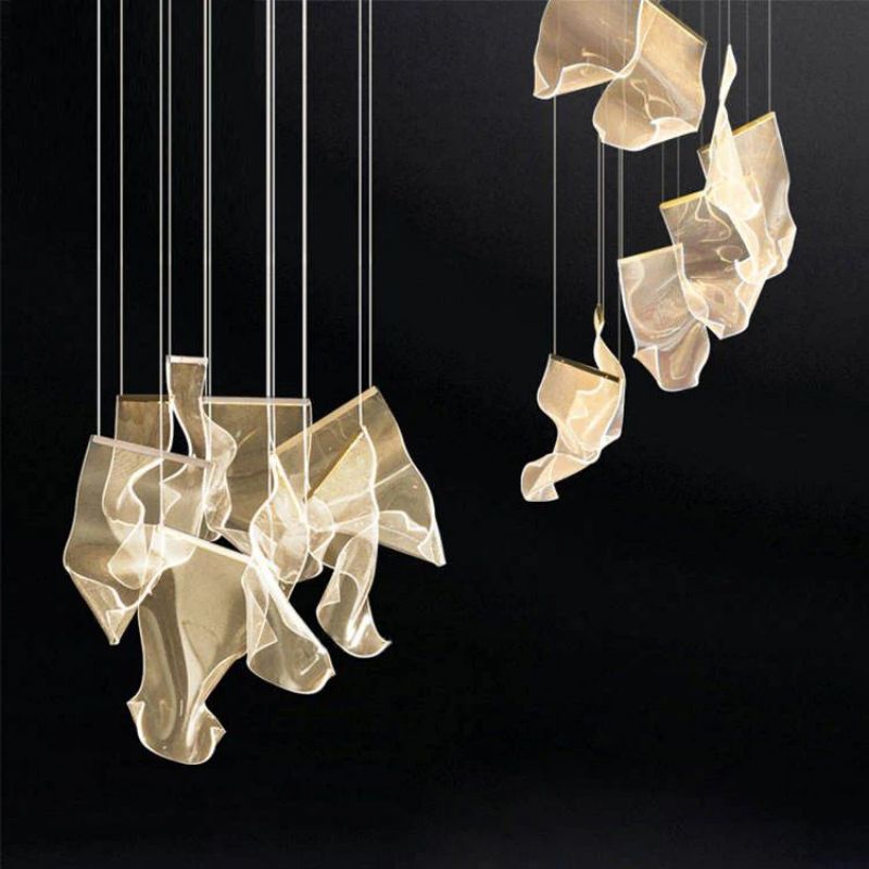Flame Branch Chandelier - 8 lightsJoyfuzzy