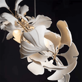 Fleur - de - lis Ceramic Branch Chandelier - Length 150 cm ( 60 in ) x Width 85 cm ( 33.5 in ) x Height 100 cm ( 39.4 in )Joyfuzzy