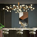 Flower Bloom Branch Brass Chandelier - Joyfuzzy