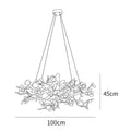 Flower Bloom Branch Brass Chandelier - Joyfuzzy