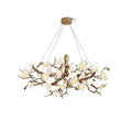 Flower Bloom Branch Brass Chandelier - Joyfuzzy