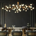 Flower Bloom Branch Brass Chandelier - Joyfuzzy