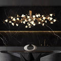 Flower Bloom Branch Brass Chandelier - Joyfuzzy